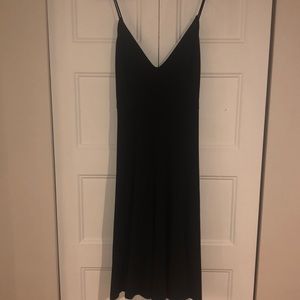 FreePeople Intimately- black slip dress